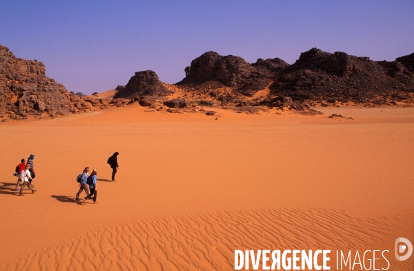 Sahara Algerien, Trek avec les Touaregs du Tassili n Ajjers