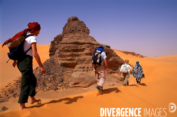 Sahara Algerien, Trek avec les Touaregs du Tassili n Ajjers