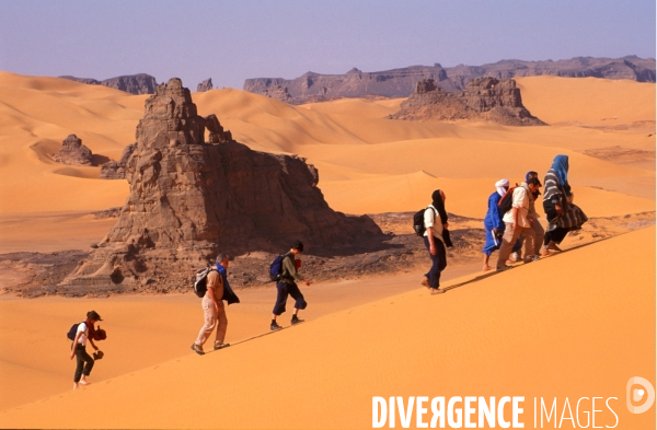 Sahara Algerien, Trek avec les Touaregs du Tassili n Ajjers