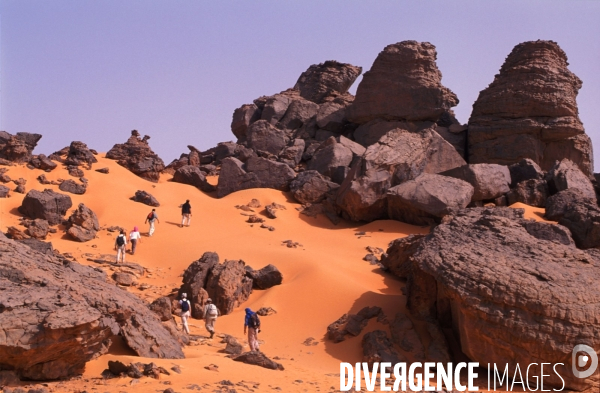 Sahara Algerien, Trek avec les Touaregs du Tassili n Ajjers