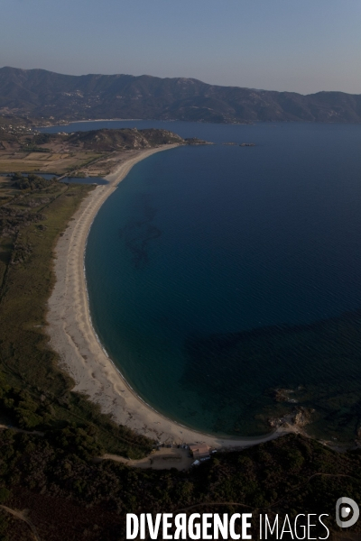 Vue aérienne de Corse