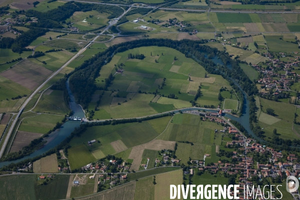 Vue aérienne de Haute-Garonne