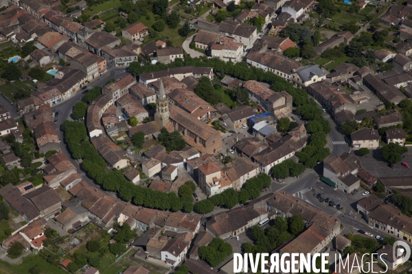 Vue aérienne de Haute-Garonne