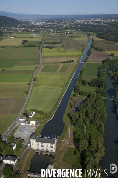 Vue aérienne de Haute-Garonne