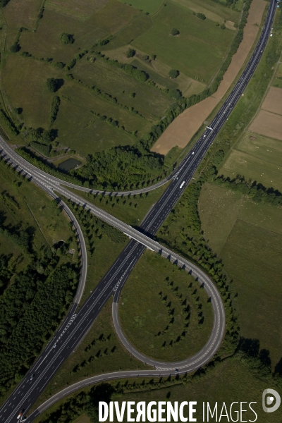 Vue aérienne de Haute-Garonne