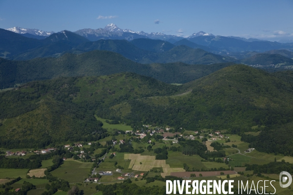 Vue aérienne de Haute-Garonne