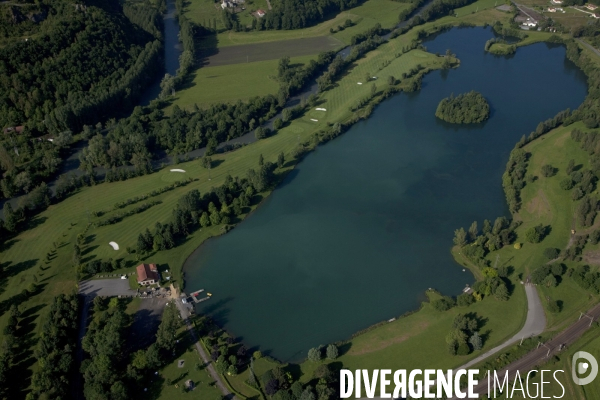 Vue aérienne de Haute Garonne