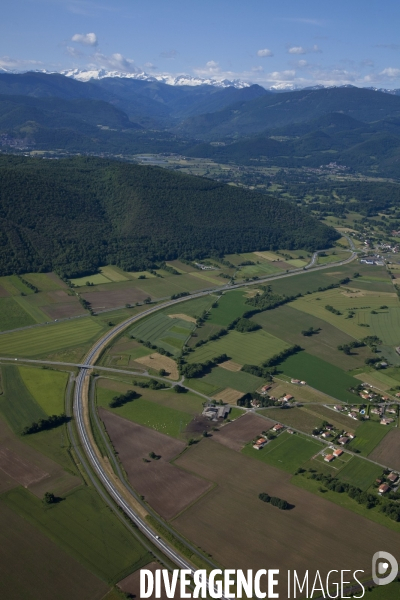 Vue aérienne de Haute Garonne