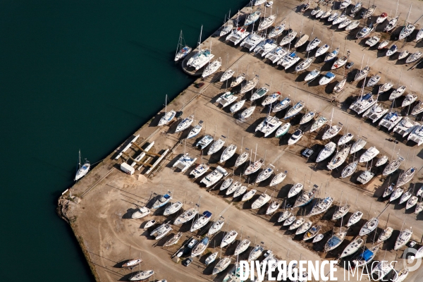 Vue aérienne de Camargue