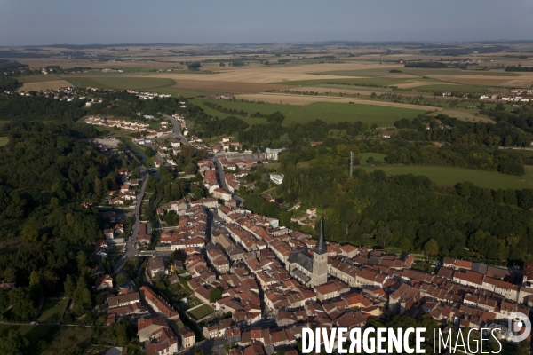 Vue aérienne de Meurthe-et-Moselle