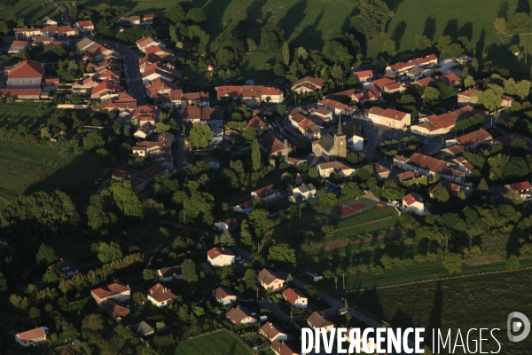 Vue aérienne de Meurthe-et-Moselle