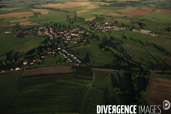 Vue aérienne de Meurthe-et-Moselle