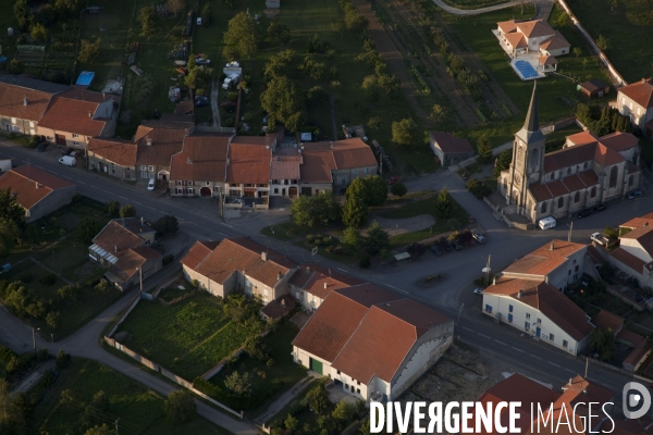 Vue aérienne de Meurthe-et-Moselle
