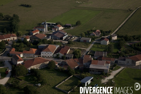 Vue aérienne de Meurthe-et-Moselle
