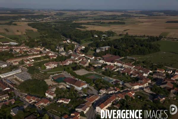Vue aérienne de Meurthe-et-Moselle