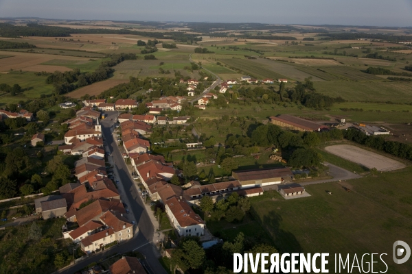 Vue aérienne de Meurthe-et-Moselle
