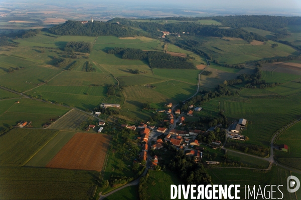 Vue aérienne de Meurthe-et-Moselle