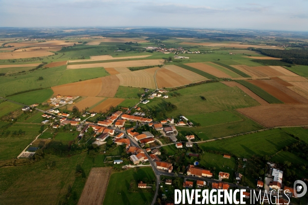 Vue aérienne de Meurthe-et-Moselle