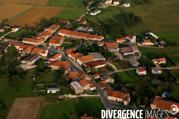 Vue aérienne de Meurthe-et-Moselle