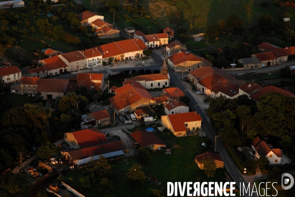Vue aérienne de Meurthe-et-Moselle
