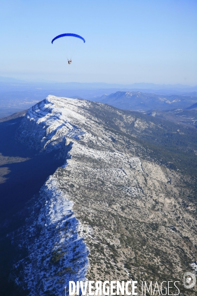 Vue aérienne de la Sainte Baume