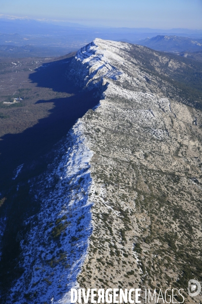 Vue aérienne de la Sainte Baume