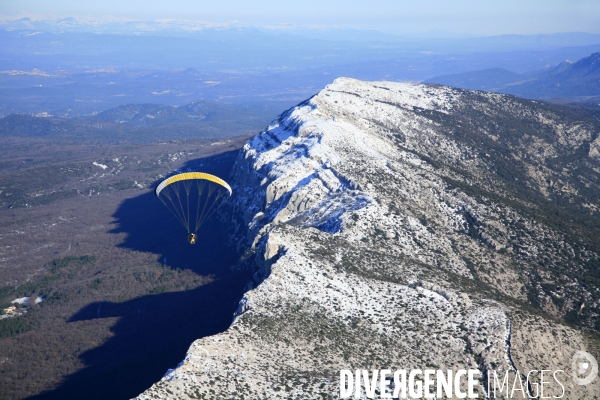 Vue aérienne de la Sainte Baume
