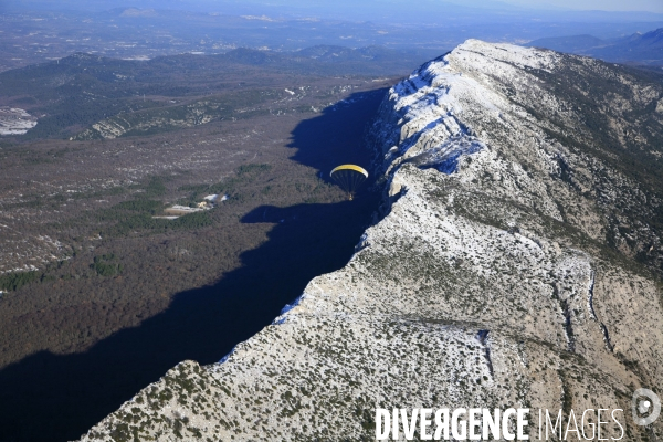 Vue aérienne de la Sainte Baume