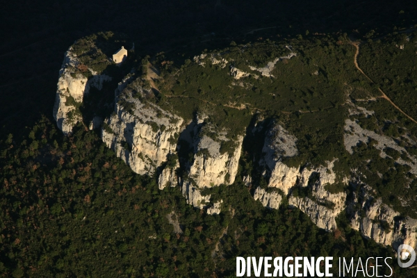 Vue aérienne de la Sainte Baume