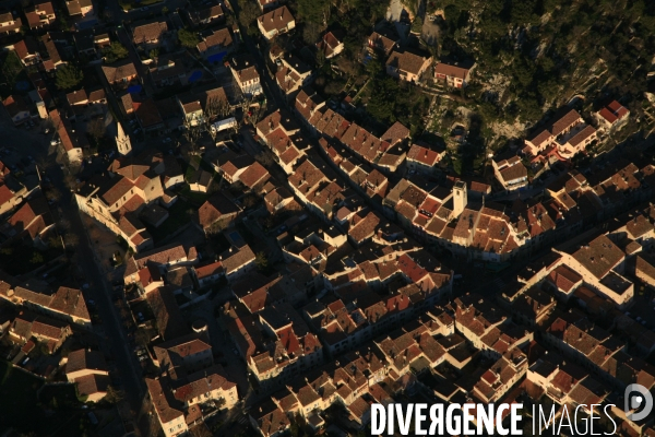 Vue aérienne de la Sainte Baume