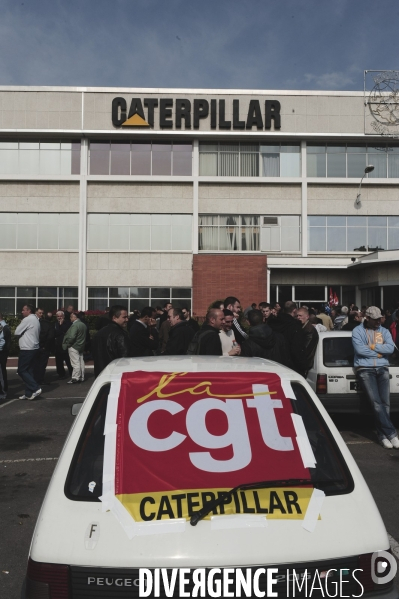 Liberation des cadres de Caterpillar France 1/04/2009