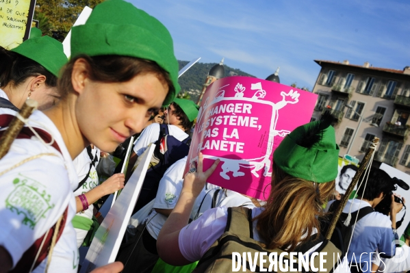 Nice  1/11/2011 Manifestation à Nice des altermondialistes