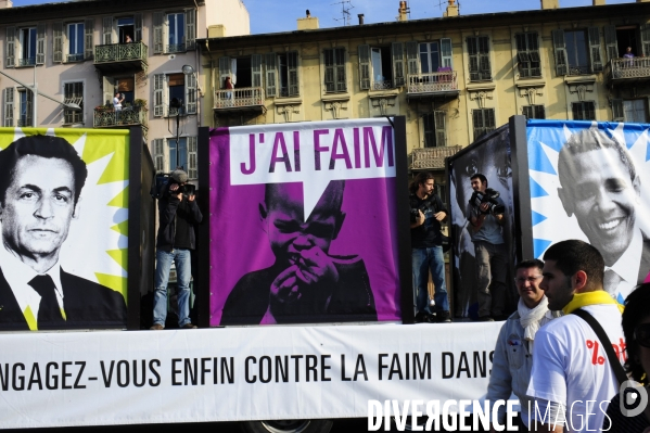 Nice  1/11/2011 Manifestation à Nice des altermondialistes