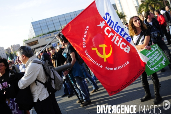 Nice  1/11/2011 Manifestation à Nice des altermondialistes