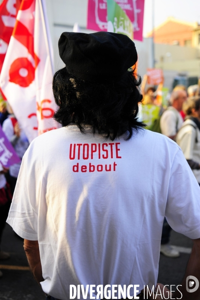 Nice  1/11/2011 Manifestation à Nice des altermondialistes