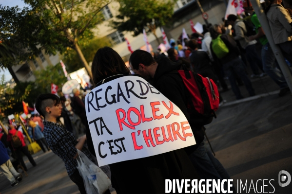 Nice  1/11/2011 Manifestation à Nice des altermondialistes