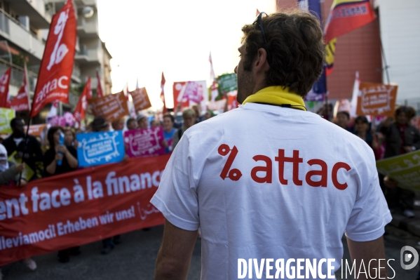 Nice  1/11/2011 Manifestation à Nice des altermondialistes