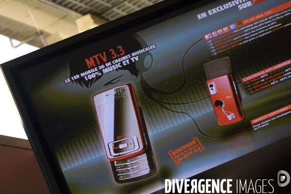 Lancement du dernier Telephone 3G de chaines musicales et TV