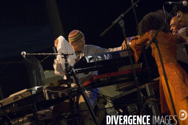 Joe Zawinul  en concert le 21/07/2007.