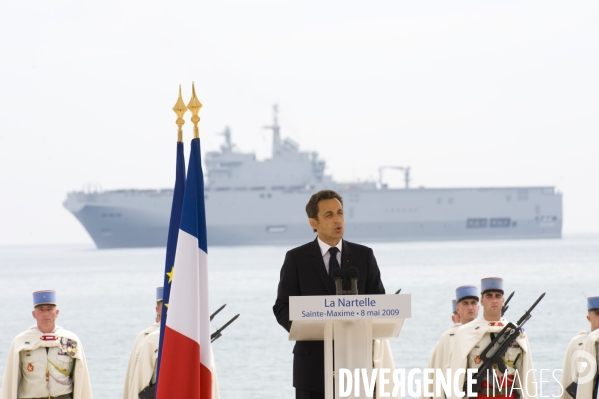 Revue Navale du 8 mai 2009 Discours du Président Nicolas Sarkozy  Ste Maxime 8 mai 2009
