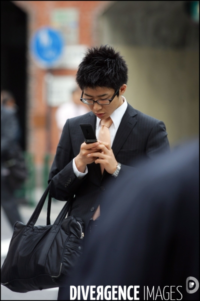 ILLUSTRATION : Téléphone portable à Tokyo