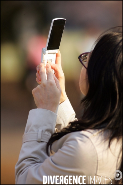 ILLUSTRATION : Téléphone portable à Tokyo