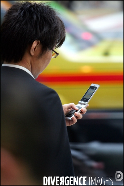 ILLUSTRATION : Téléphone portable à Tokyo