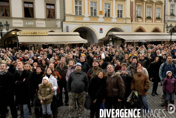 Touristes a Prague