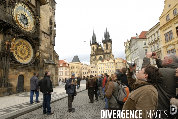 Touristes a Prague
