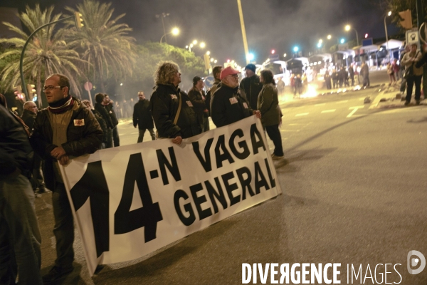 Greve generale en Espagne