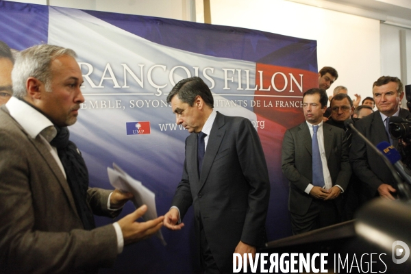 Conférence de presse de François FILLON pour annoncer la création d un nouveau groupe parlementaire, le  Rassemblement UMP .