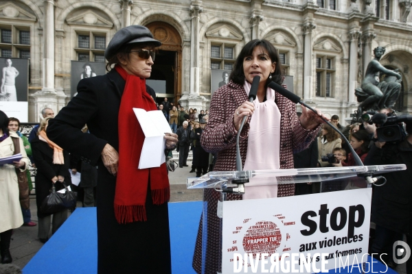 Rassemblement contre les violences faites aux femmes