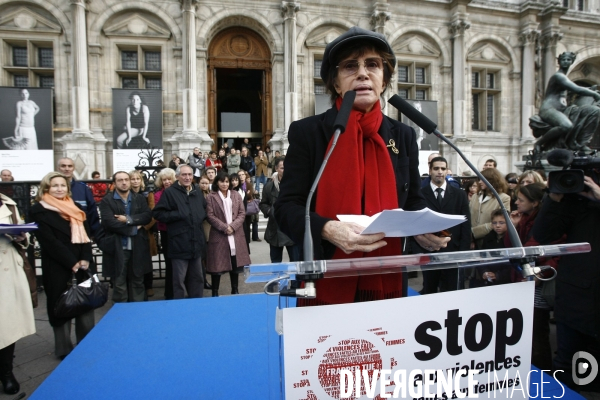 Rassemblement contre les violences faites au femmes