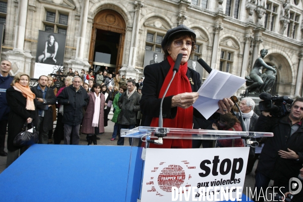 Rassemblement contre les violences faites au femmes